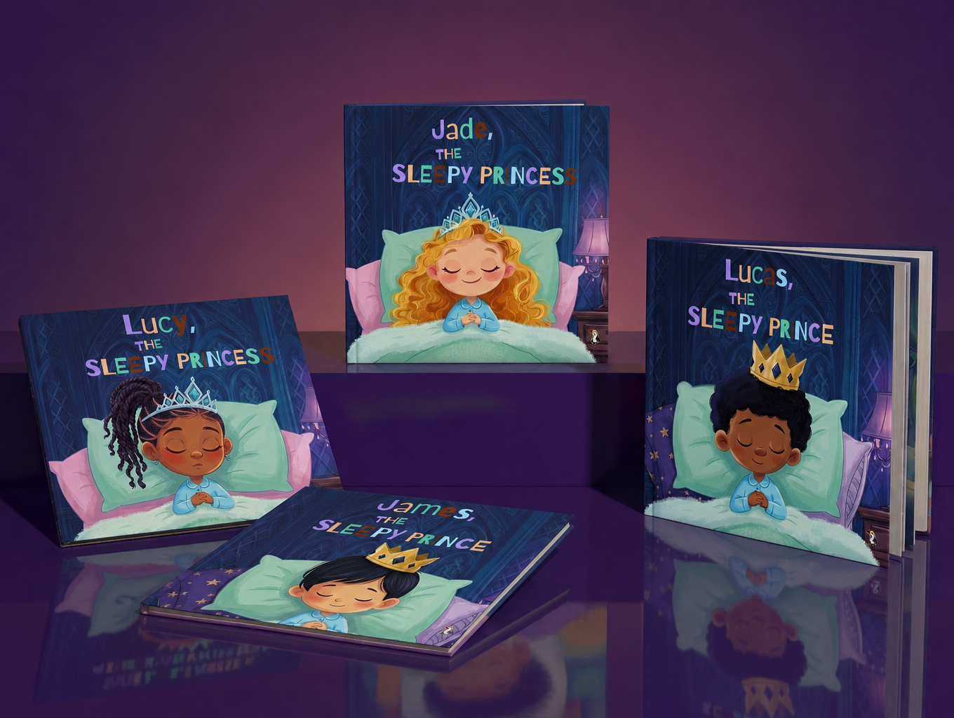 Children reading a personalized WhataRead picture book