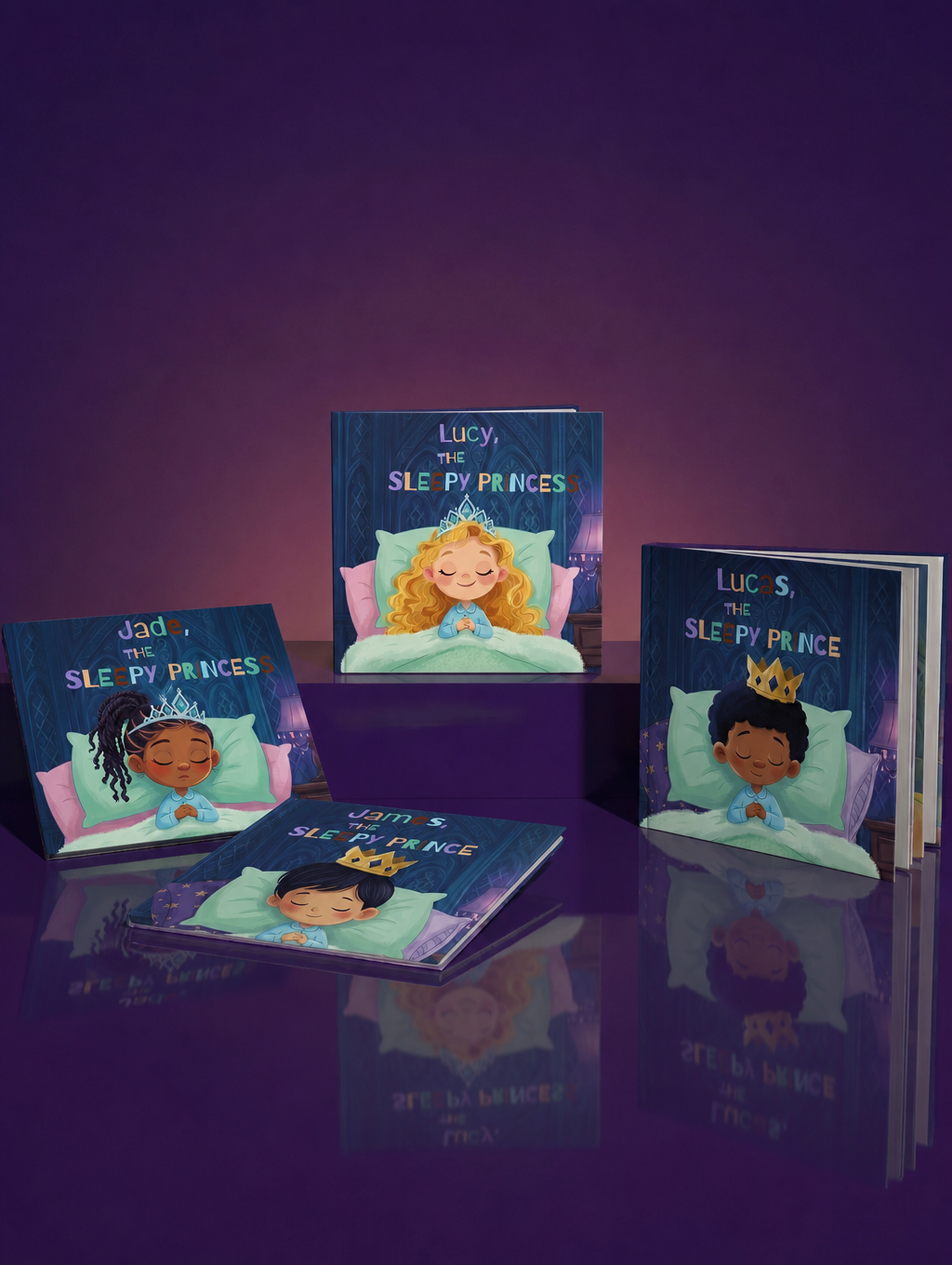 Children reading a personalized WhataRead picture book